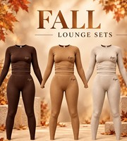 Nouvelle collection automne-hiver 2026 : Ensemble 2 pièces en coton côtelé pour femme, avec logo personnalisé, haut à manches longues et leggings