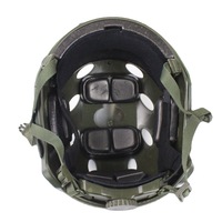 Casque tactique léger et rapide pour l'extérieur avec doublure EVA/EPP, en ABS, pour jeu CS, avec trous