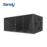 Système audio Sandy B221 avec deux caissons de basses de 21 pouces pour événements et scènes