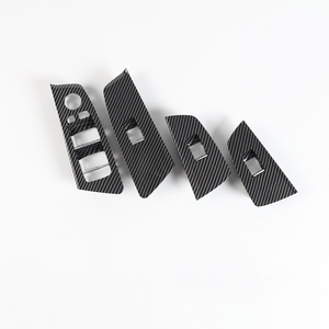 Poignée de porte intérieure noire en fibre de carbone de haute qualité, LHD RHD, avec garantie pour les séries 5 G30 G31 G38 F90 - Product Image 2