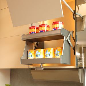 Cestelli a fune <span class=keywords><strong>per</strong></span> ascensori da cucina da 600 mm personalizzati all'ingrosso, design <span class=keywords><strong>in</strong></span> <span class=keywords><strong>ferro</strong></span> grigio multiuso di alta qualità, stile moderno - Product Image 1