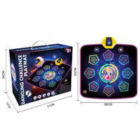 Tapis de danse électronique pour enfants, avec éclairage LED et affichage des scores, jeu musical pour garçons et filles