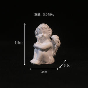 Figura adornos resina escultura Mesa adornos flor Hada encantadora estatua de Ángel Retro europeo - Product Image 6