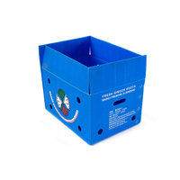 Guangmei personnalisé pp caisses de stockage en plastique 25 kg capacité avec couvercles