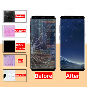 แผ่นเคลือบแบบเต็มจอ TFT IN-cell ขนาด5.5-6.5นิ้วภาพ HD สำหรับ<span class=keywords><strong>ซัม</strong></span><span class=keywords><strong>ซุง</strong></span> S7 <span class=keywords><strong>S8</strong></span> S9 S10 S20ประกอบจอ LCD - Product Image 6