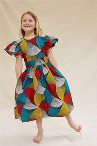 2023 Summer Casual Fashion Women Geometric Cotton <strong>African</strong> Maxi <strong>Dress</strong> - Product Image 6