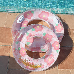 Flotador Inflable Infantil con Diseño de Flores, Anillo de Natación Antideslizante y Reforzado para Niñas - Product Image 3