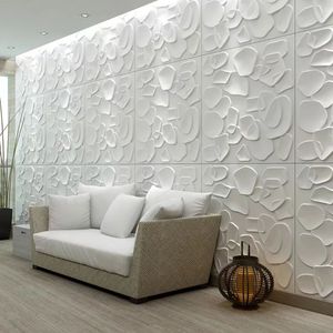 Panneaux muraux décoratifs en plastique <span class=keywords><strong>noir</strong></span> 3D, panneaux muraux en PVC 3D durables pour la décoration de chambre - Product Image 5
