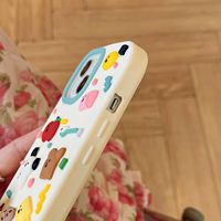 Coque de téléphone en silicone antichoc pleine écran 3D mignonne et dessinée pour iPhone 12 16 Pro Max, compatible avec tous les modèles, souple