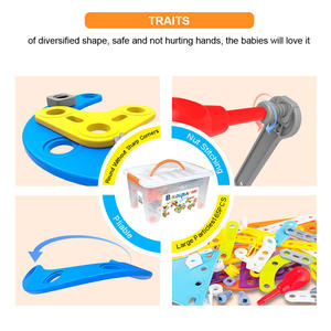 Ensemble de construction DIY 5-en-1 de 165 pièces, jouet éducatif STEAM, 2 options d'emballage, matériau ABS TPR, entraînement de la motricité fine - Product Image 2