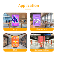 Écran d'affichage intelligent mobile, écran LED pliable P2.5 couleur pleine, système Android, libre-service, entreprise, OEM, vente au détail