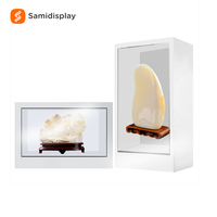 Samidisplay Caja de Visualización Holográfica 3D Transparente de 75/86 Pulgadas con Pantalla Táctil Interactiva para Publicidad