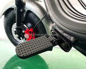 Motocicleta Citycoco Chopper <span class=keywords><strong>de</strong></span> 2 Ruedas, Scooter Eléctrico <span class=keywords><strong>de</strong></span> 60V y 1000w con Asiento - Product Image 3