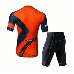 OEM Multiple Color Cycling Suit Unisex Stretch Breathable Full Zip Top & 3D Gel <b>Pad</b> Shorts Road Bike Training Outfit for Adults - Product Image 6