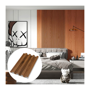 Nhà máy cung cấp 170x24 trong nhà rãnh Panel tường WPC Panel tường trang trí - Product Image 2