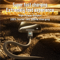 Câble de charge rapide USB C vers USB C avec affichage LED, vitesse de 480 Mbps, câble de données de charge rapide Type C 65W pour iPhone 16, iPad Mini 6