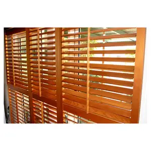 Prima Famous Supplier Acceptable Price Customized Wooden Louver Window Shutters