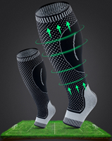 Manchons et chaussettes de compression Kaisibo pour mollets, pour la course, le football, la protection des tibias, soutien élastique des jambes, équipement de sport
