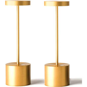 Lámpara de Mesa LED de Lujo para Hoteles y Restaurantes, Diseño Moderno, Portátil, Táctil, Recargable, Venta al Por Mayor - Product Image 1