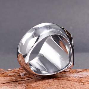 แหวนสแตนเลส 316L ไม่ลอก ไม่หมอง สไตล์วินเทจ แฟชั่นสำหรับผู้ชาย แหวน HD แหวน MC Percentage ได้รับการรับรองจากบุคคลที่สาม มีสินค้าในสต็อก - Product Image 5