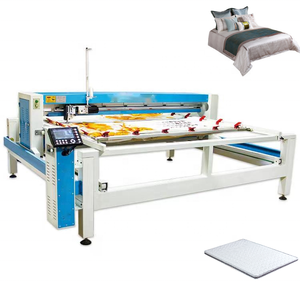 Machine à coudre à tête unique pour la fabrication de quilts, vente en gros pour usine et usage domestique, 2,5 mm max. Machine à coudre industrielle informatisée Indu 1000 pour matériaux épais - Product Image 1