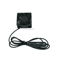 Ventilateur USB silencieux U06S6025T de 60 mm avec contrôleur de vitesse et minuterie, DC 5V/12V, sans balais, pour mini PC/TV Box/DVR/PlayStation