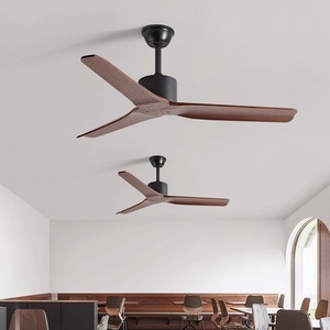 พัดลมเพดานแบบกลับด้านได้ มอเตอร์ดีซี 6 ระดับความเร็ว เสียงเบา ใบพัดไม้ 5 ใบ ไม่มีไฟ พร้อมรีโมท สำหรับห้องนอน ห้องนั่งเล่น จากโรงงานโดยตรง - Product Image 5