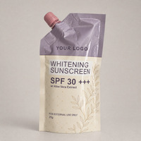 Pochette souple personnalisée avec bec verseur pour recharges de jus, absorption et stockage de liquides, emballage