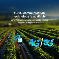 Vanne papillon d'irrigation automatique 4G LoRa IoT avec télécommande, débitmètre et capteur de pression