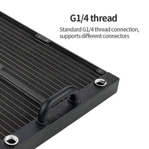 360mm 순수 알루미늄 미니 라디에이터 팬 G1/4 스레드 <span class=keywords><strong>DIY</strong></span> 워터 쿨러 액세서리 노트북 컴퓨터 케이스 360mm 순수 알루미늄 - Product Image 5