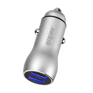 Universal tragbare handy elektrische batterie smart schnelle dual usb auto ladegerät 3.1 ein