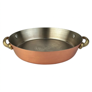 Sartén Moderna Premium de Cobre y Acero Inoxidable con Asas de Latón, Apta para Lavavajillas, para Hoteles, Restaurantes y Cocinas - Product Image 1