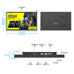 32inch 4K màn hình siêu kỹ thuật số biển màn hình cảm ứng tường tương tác hiển thị Android 13 <span class=keywords><strong>4</strong></span> + 64GB tùy chọn PoE NFC cho doanh nghiệp - Product Image 5