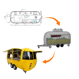 Remolque de Comida Móvil OEM Totalmente Equipado, Camión de Comida para Eventos de Comida Rápida, Oportunidad de Negocio de Comida Callejera - Product Image 4