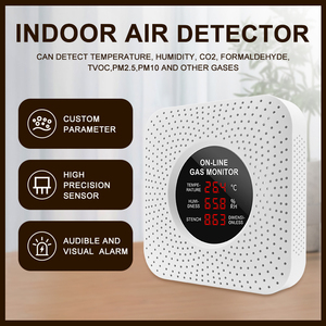 <span class=keywords><strong>Monitor</strong></span> Suhu dan Kelembapan Ruangan & Detektor <span class=keywords><strong>Gas</strong></span> untuk TVOC, O3, OU, HCHO |   Pemantauan Kualitas Udara Dalam Ruangan - Product Image 3