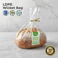 Sacs à pain en LDPE imprimés sur mesure, qualité alimentaire FDA, emballage souple pour pain grillé, fabricant sur mesure, vente en gros