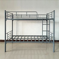 Lit superposé moderne en acier avec cadre métallique polyvalent pour meubles de chambre à coucher portables pour maison, hôtel, appartement
