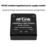 VRB4805YMD-5WR3 VRB4812YMD-5WR3 VRB4824YMD-5WR3 Module d'alimentation DC-DC isolé Hi-Link 5W, entrée 48V (36-72V), boîtier DIP