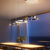 Suspension LED post moderne nordique anneau lustres et suspensions de luxe