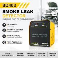 Localizador de Fugas Profesional Rápido, Detector de Fugas de Humo con Limpiador de Inyectores de Combustible para Autos, Herramienta de Diagnóstico EVAP de 12V, Reparación Automotriz