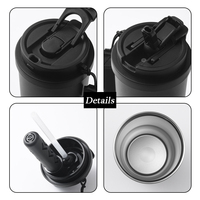 Mug isotherme en métal à double paroi de 750 ml (25 oz) de fabrication originale, avec moule personnalisé et logo sur mesure pour la construction de votre marque