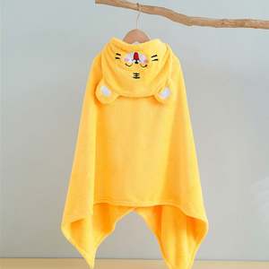 Vente en gros d'usine, serviette de bain pour bébé en velours doux à capuche, peignoir pour enfants - Product Image 4
