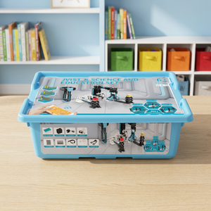 SAMLOK 875 PCS 3-in-1 Programmable Puzzle STEM Educational DIY Electric Building <b>Blocks</b> Construction Toy 5-7 Years Buildings - Product Image 2