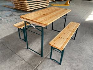 Wooden Folding Beer <strong>Table</strong> <strong>Set</strong>,Outdoor Beer <strong>Table</strong> <strong>and</strong> <strong>Bench</strong> <strong>Set</strong> - Product Image 3