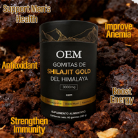 Shilajit Gummies Expédition rapide Supplément de santé Himalayan Gold Fourniture excédentaire en gros pour adultes
