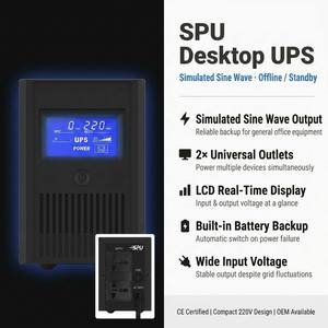 <span class=keywords><strong>UPS</strong></span> Monofásico Inteligente de Respaldo, Serie USB/RS232, Tiempo de Transferencia 2-4ms, <span class=keywords><strong>UPS</strong></span> Offline 650VA-2000VA para Computadora - Product Image 5