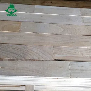 Venta caliente paneles de madera maciza baratos tableros articulados de madera de Paulownia