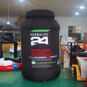 Réplica Inflable Gigante Personalizada de la Botella de Proteína <span class=keywords><strong>Herbalife</strong></span> 24 de KeepFuns |   Exhibición de Promoción de Marca de Nutrición Deportiva - Product Image 1