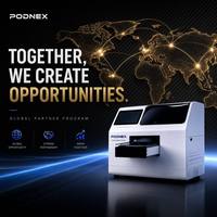 Machine d'impression à plat intelligente PodNEX AI à encre UV automatique pour coques de téléphone portable, artisanat en acrylique, étiquettes pour animaux, pièces de monnaie, aimants de réfrigérateur