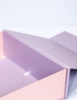 Scatola Regalo Pieghevole Monopezzo per Cosmetici Skincare con Chiusura Magnetica a Ribalta, Confezione Personalizzata con Stampa, Design a Libro